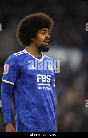 Leicester, Großbritannien. 08th Januar 2022. Hamza Choudhury (LC) beim Round Match Leicester City gegen Watford Emirates FA Cup 3rd, im King Power Stadium, Leicester, Großbritannien, am 8. Januar 2022 Credit: Paul Marriott/Alamy Live News Stockfoto