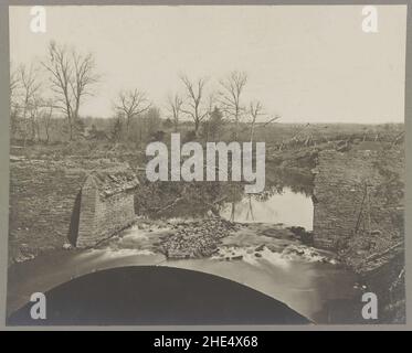 Ruinen der Steinbrücke, am Bull Run, Va Stockfoto