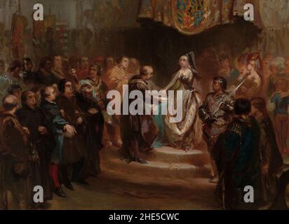 SA 4974-Anno 1477. Maria van Bourgondië verleent het groot Privilege. Stockfoto