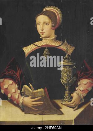 Heilige Maria Magdalena (der Meister des Papageien). Stockfoto