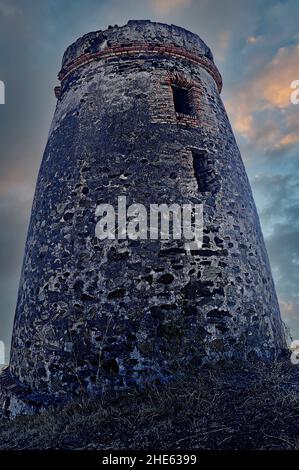 Wachturm der Teufel in Almunecar, Granada. Stockfoto