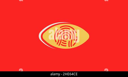Ein Eye Logo Design Concept Vector. Logo-Vorlage Für Focus Eye Vision Design Stock Vektor