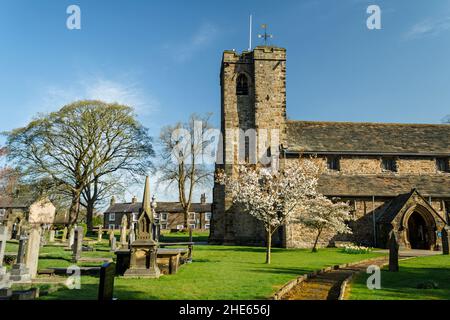 St. Mary and All Saints Church. Whalley, Lancashire. Stockfoto