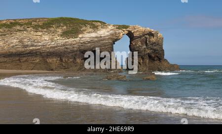 Cathedral Beach in Galicien, an der Nordwestküste Spaniens Stockfoto