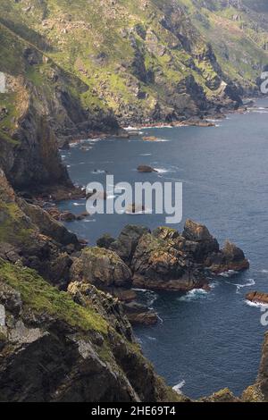 Serra Capelada, die höchsten Klippen Kontinentaleuropas, Kap Ortegal, Galicien, Spanien Stockfoto