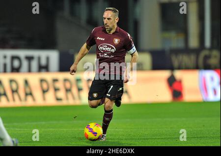 Franck Ribery Spieler von Salernitana, während des Spiels der italienischen Serie A Meisterschaft zwischen Salernitana vs Inter Endergebnis Salernitana 0 , in Stockfoto