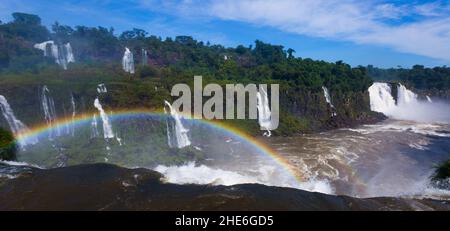 Iguzu fällt in Brasilien Stockfoto