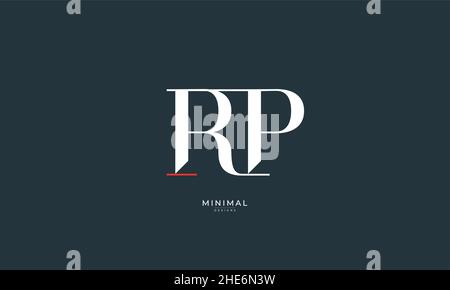 Buchstabensymbol Logo RP Stock Vektor