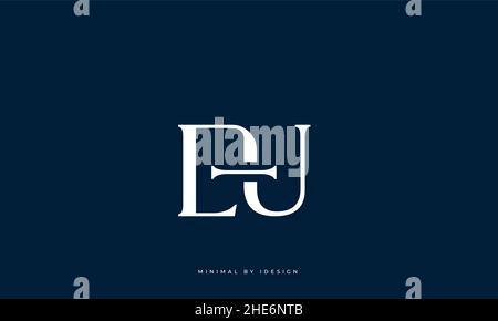 Alphabet Buchstabe Symbol Logo EU Stock Vektor