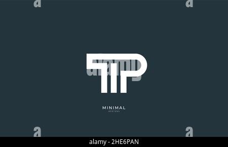 Buchstabensymbol Logo TP Stock Vektor