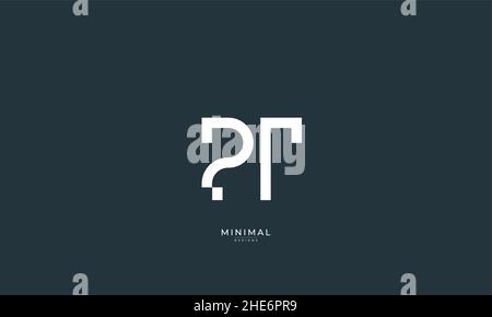 Buchstabensymbol PT Stock Vektor