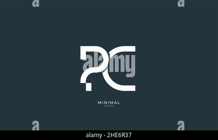 Buchstabensymbol Logo PC Stock Vektor