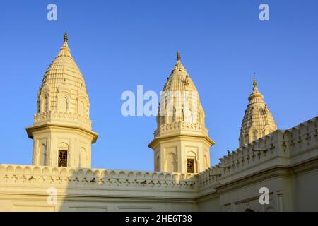 Shri Shantinatha / Shantinath, Jain Tempelkomplex, östliche Gruppe von Denkmälern, Khajuraho, Chhatarpur District, Madhya Pradesh, Indien, Südasien Stockfoto