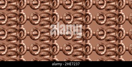 3D Abstrakt nahtloser Hintergrund mit geometrischen Formen, schmutzigen Spritzern, Flecken für Ihre kreativen ideas.Can verwendet werden, um Fliesen, Textilien, Tapeten zu entwerfen. Stockfoto