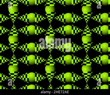 3D Abstrakt nahtloser Hintergrund mit geometrischen Formen, schmutzigen Spritzern, Flecken für Ihre kreativen ideas.Can verwendet werden, um Fliesen, Textilien, Tapeten zu entwerfen. Stockfoto