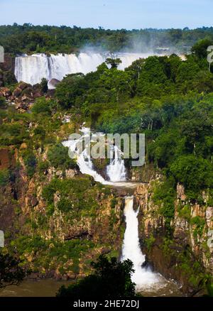 Iguzu fällt in Brasilien Stockfoto