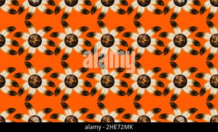 3D Abstrakt nahtloser Hintergrund mit geometrischen Formen, schmutzigen Spritzern, Flecken für Ihre kreativen ideas.Can verwendet werden, um Fliesen, Textilien, Tapeten zu entwerfen. Stockfoto