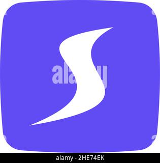 S Letter Application Technology Vektor-Logo-Design Stock Vektor