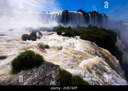 Iguzu fällt in Brasilien Stockfoto