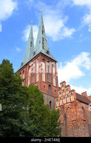 Nikolaikirche, Nikolaiviertel, Berlin, Deutschland Stockfoto