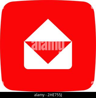 Symbolvektor für das Logo des Nachrichtensenders Stock Vektor