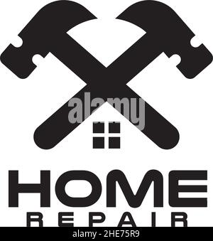 Home Reparatur Service Vektor Logo Design Stock Vektor