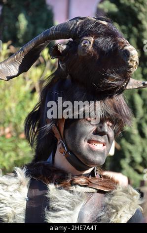 Teulada, Sardinien - traditionelle Masken Sardiniens Stockfoto