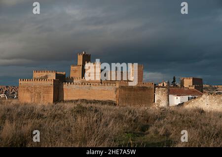 Alcazaba Arabe de Guadix, Granada Stockfoto