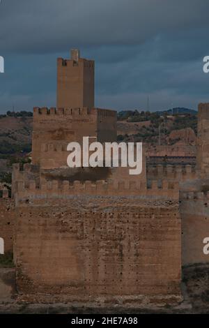 Alcazaba Arabe de Guadix, Granada Stockfoto