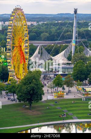 Sommerfest im Olympiapark in München, Bayern, Deutschland Stockfoto