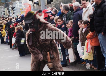 Karnevalsumzug in Braunschweig am 18. Februar 2007, Veranstalter: Komitee Braunschweiger Karneval GmbH, Niedersachsen | Karnevalsparade in Braunschweig o Stockfoto