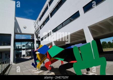 Sitz der Deutschen Welle im Schürmannbau; Bonn, NRW, Deutschland, Europa | Zentrale der Deutschen Welle im Schürmann-Gebäude; Bonn, Nordrhein-W. Stockfoto