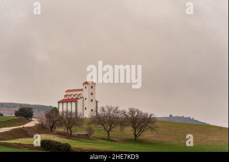 Kathedrale des Acker- oder Getreidesilos von Pedro Martinez, Granada. Stockfoto