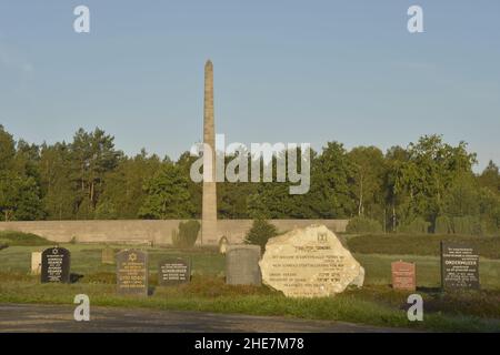 Gedenkstätte Bergen-Belsen Stockfoto