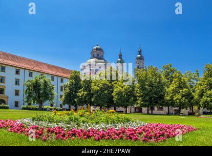 Stadtpark in Kempten, Allgäu, Bayern, Deutschland Stockfoto