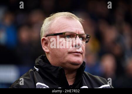 Aktenfoto vom 13-11-2021 von Gillingham Manager Steve Evans. Gillingham hat sich im gegenseitigen Einvernehmen von Manager Steve Evans getrennt. Ausgabedatum: Sonntag, 9. Januar 2022. Stockfoto