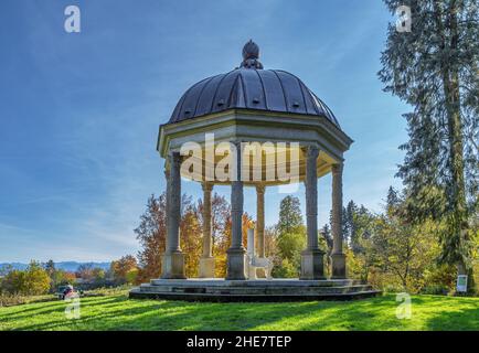 Schacky Park in Diessen am Ammersee, Bayern, Deutschland Stockfoto