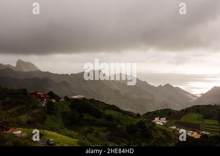 Anaga Nordwald auf der Insel Teneriffa, Kanarische Inseln, Spanien. Stockfoto