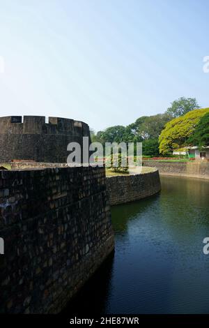 Blick auf die Festung Palakkad, die von Hyder Ali im Jahr 1766 Aÿ erobert wurde Stockfoto