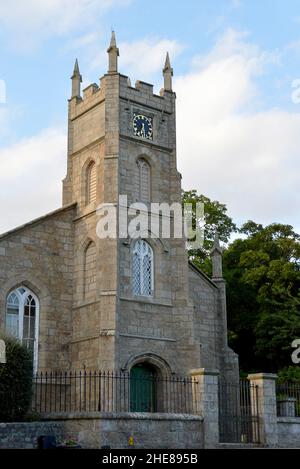 Die Church of Scotland Pfarrkirche in Udny Green, Aberdeenshire, Schottland, die 1821i vom Architekten der Stadt Aberdeen, John Smith, entworfen wurde Stockfoto