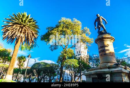 Square Mayo Square in Sucre, Bolivien Stockfoto