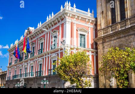 Palacio Quemado, der Regierungspalast in La Paz, Bolivien Stockfoto