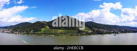 Panorama Von Schloss Drachenburg Bei Königswinter Stockfoto