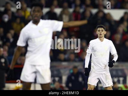 Nottingham, England, 9th. Januar 2022. Charlie Patino von Arsenal während des Emirates FA Cup-Spiels auf dem City Ground, Nottingham. Bildnachweis sollte lauten: Darren Staples / Sportimage Credit: Sportimage/Alamy Live News Stockfoto