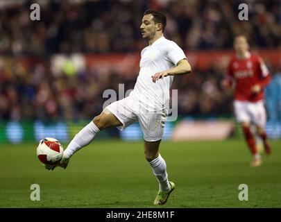 Nottingham, England, 9th. Januar 2022. Cedric Soares von Arsenal während des Emirates FA Cup-Spiels auf dem City Ground, Nottingham. Bildnachweis sollte lauten: Darren Staples / Sportimage Credit: Sportimage/Alamy Live News Stockfoto