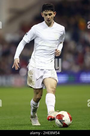 Nottingham, England, 9th. Januar 2022. Charlie Patino von Arsenal während des Emirates FA Cup-Spiels auf dem City Ground, Nottingham. Bildnachweis sollte lauten: Darren Staples / Sportimage Credit: Sportimage/Alamy Live News Stockfoto