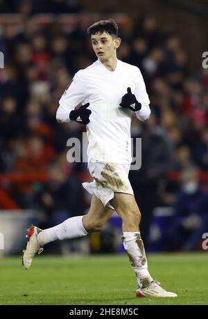 Nottingham, England, 9th. Januar 2022. Charlie Patino von Arsenal während des Emirates FA Cup-Spiels auf dem City Ground, Nottingham. Bildnachweis sollte lauten: Darren Staples / Sportimage Credit: Sportimage/Alamy Live News Stockfoto