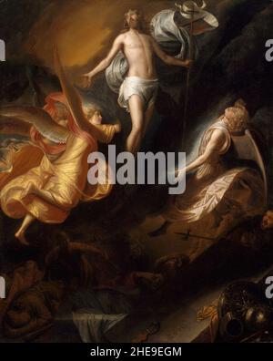 Samuel van Hoogstraten - Auferstehung Christi Stockfoto