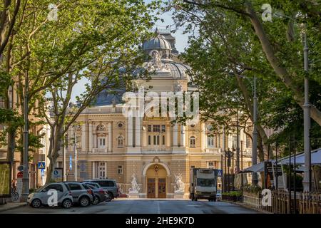 Schönes Gebäude des Opern- und Balletttheaters in Odessa, Ukraine Stockfoto