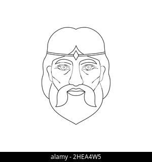 Der griechische gott Hephaestus Stock Vektor